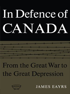 cover image of In Defence of Canada, Volume I